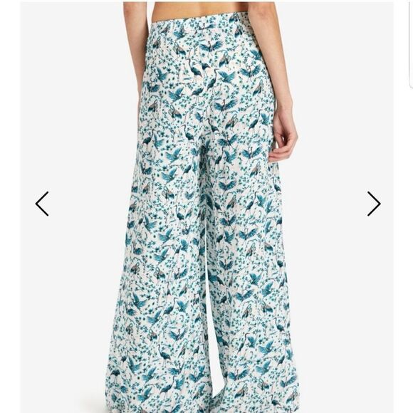 Onia x‎ Anthropologie Green Crane Forest Mila Pants Size XS - Picture 4 of 8